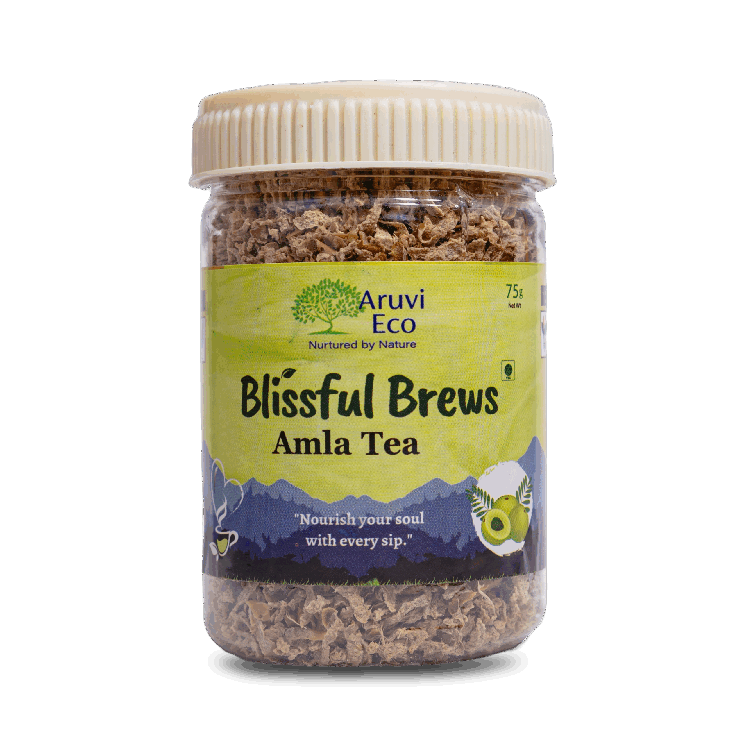 Amla Tea with Salt and Pepper - Immunity-Boosting Tea, Directly produced from our Farm - 75gm
