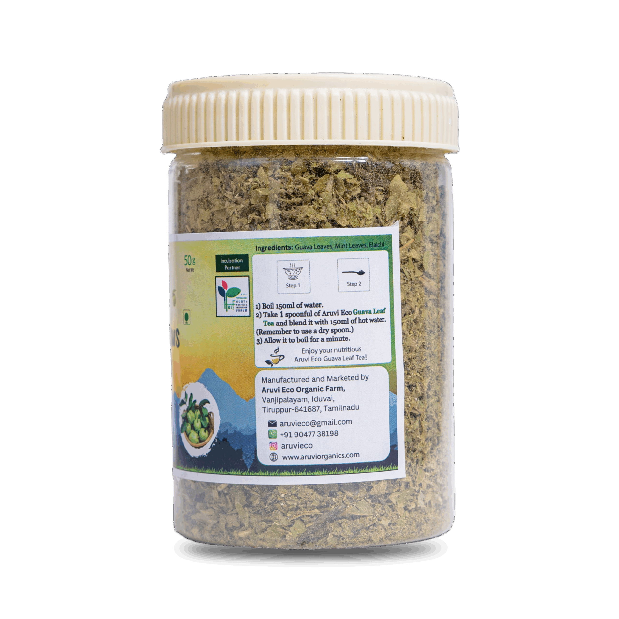 Premium Guava Leaf Tea, Directly produced from our farm, Diabetic-friendly - 50gm - Image 5