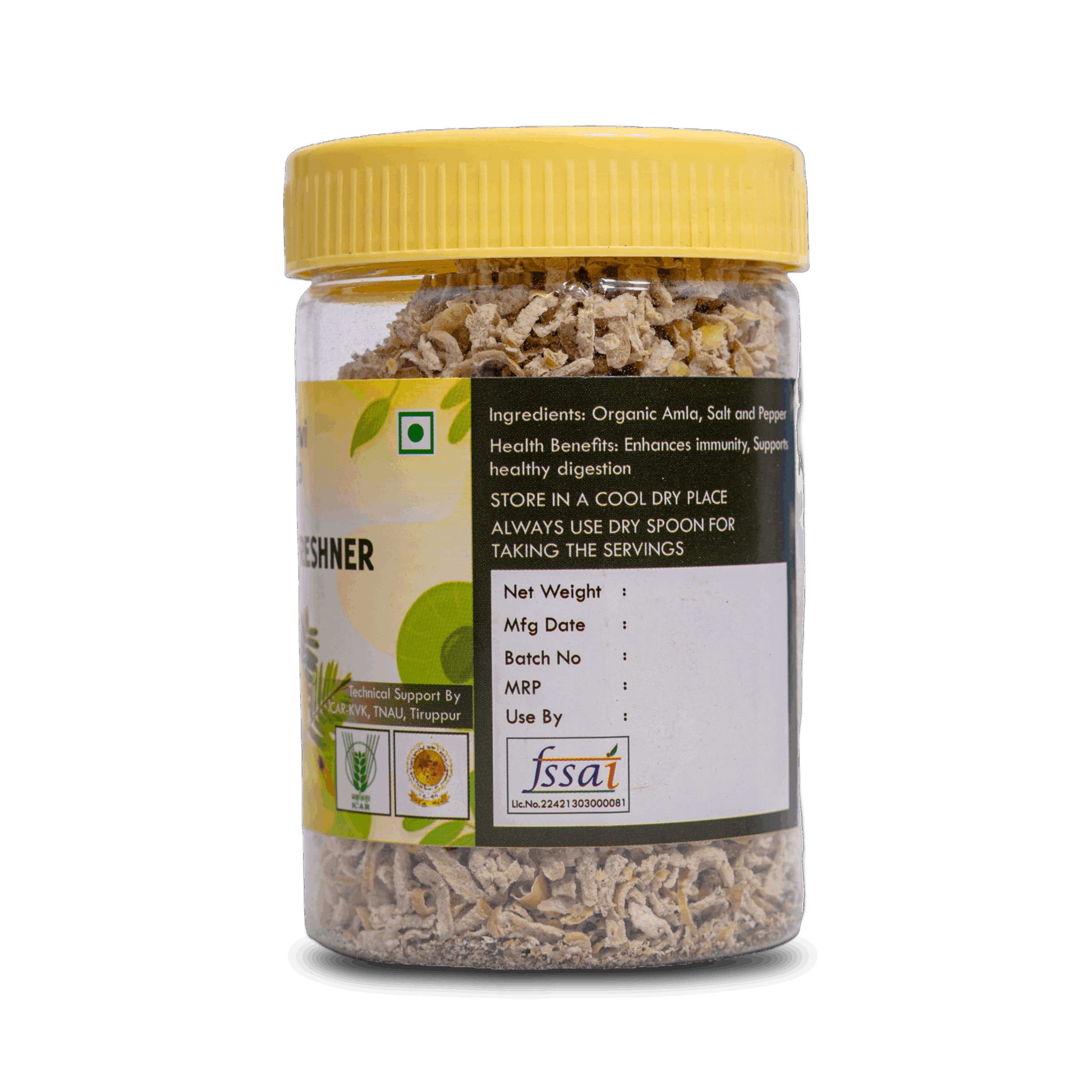 Organic Amla Mouth Freshener 60Gms - 100% Natural Dried Amla, Directly Produced from Our Garden, No Artificial Flavors or Preservatives - Image 2